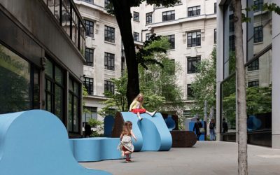 Urban Cork furniture brings fun and laughter to the business district of London